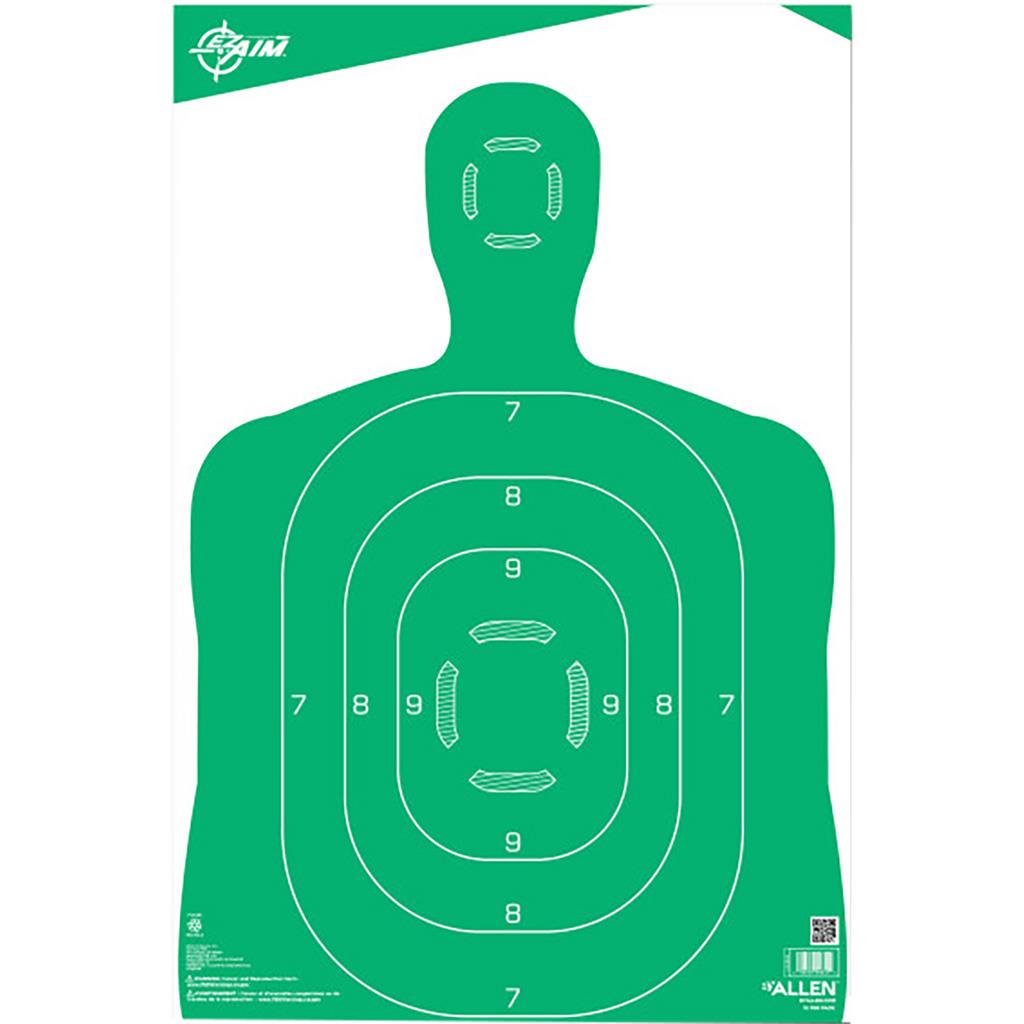 Picture of Allen 1403225 12 x 18 in. EzAim Silhouette Green Paper Target&#44; Pack of 10