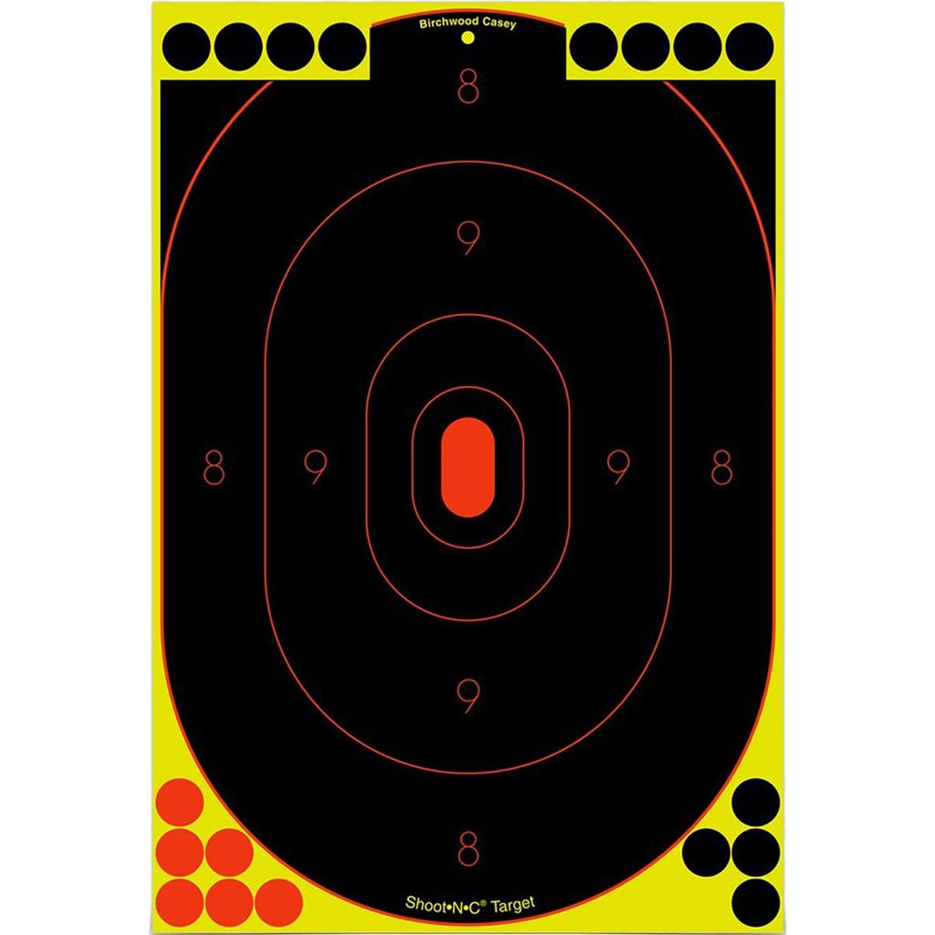 Picture of Birchwood Casey 1403812 12 x 18 in. Shoot-N-C Oval Silhouettee Target&#44; Pack of 5