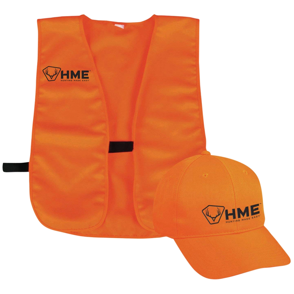 1403947 HME Orange One Size Vest & Hat Combo
