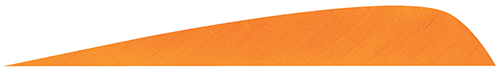 Gateway Feather 77400 4 in. Parabolic Orange Feathers, Pack of 12