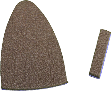 Cir-Cut 1202251 Traditional Brown Leather Rest