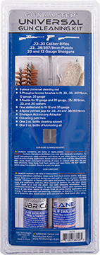 1002477 Gunmaster Slimline Cleaning Kit with Oil & Solvent, 19 Piece
