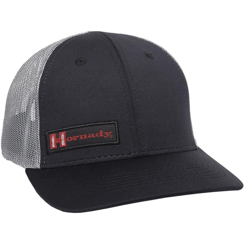 Picture of Outdoor Cap 1002731 Hornaday Meshback Black & Gray Cap