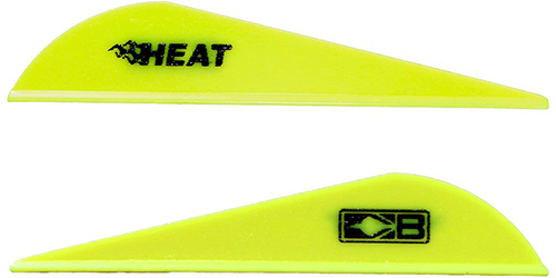 79516 Heat Neon Yellow Vanes, Pack of 36