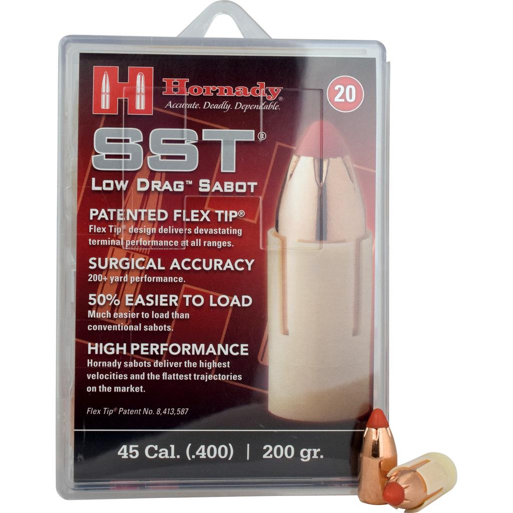 1702186 Muzzleloading Sabot with Bullets 45 Cal 200 Grain SST Low Drag 20 Round