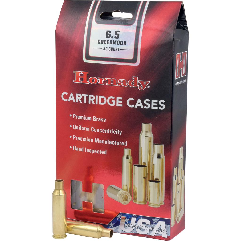 Hornady Unprimed Brass Rifle Cartridge Cases - 6.5 Creedmoor