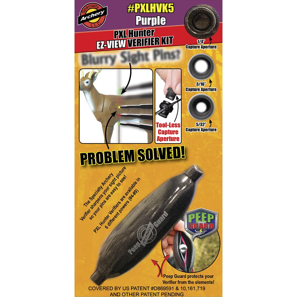 1404401 No.5 PXL Hunter EZ View Verifier Kit, Purple