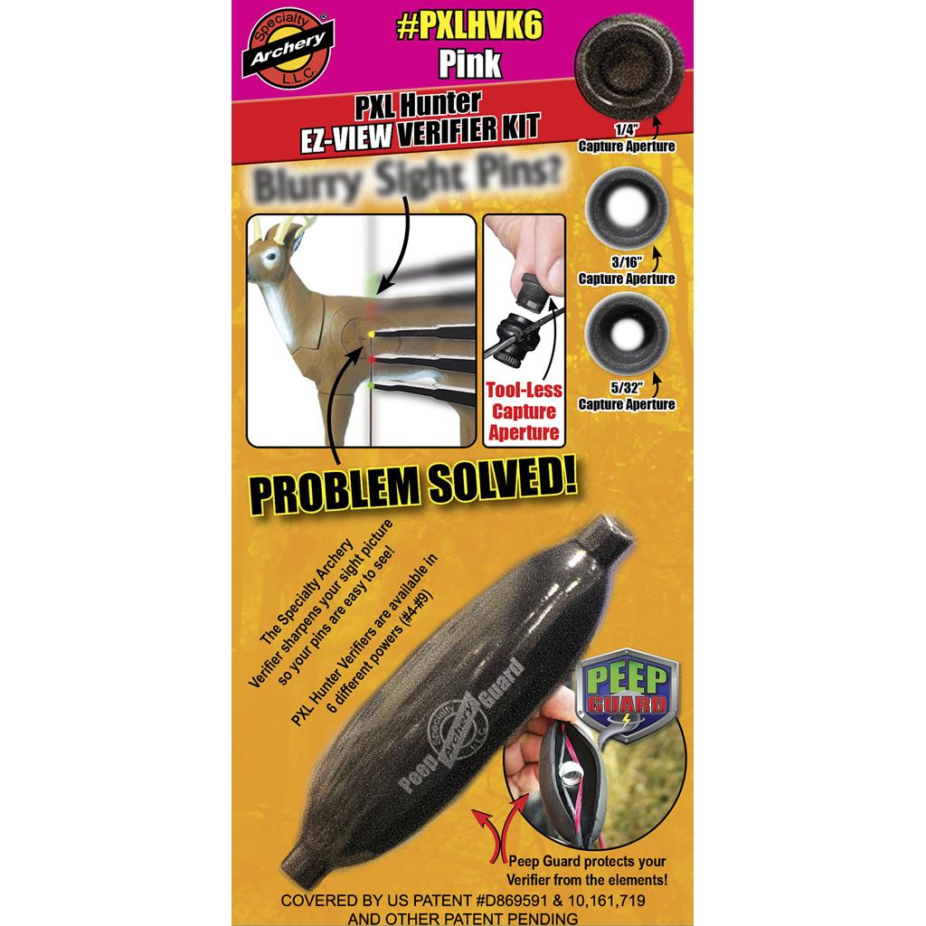 1404402 No.6 PXL Hunter EZ View Verifier Kit, Pink