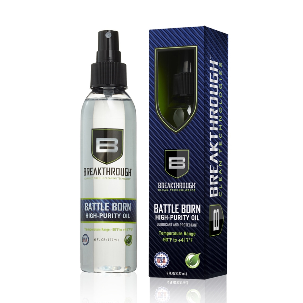 6 oz Battle Born High Purity Oil Spray Bottle