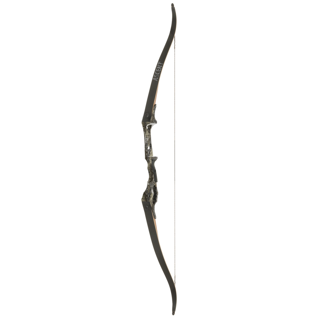 OMP81562 58 in. 40 lbs Right Hand Ascent Recurve Bow, Realtree Excape