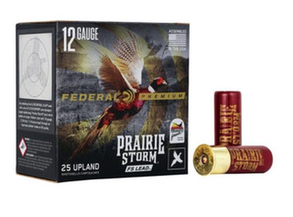 Federal Prairie Storm FS Lead 12 Gauge 2-3/4in #4 1-1/4oz Upland Shotshells - 25 Rounds - #4 -  PFX154FS 4