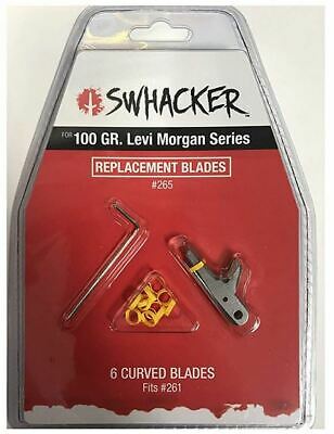 1204066 2 in. 100 Grain Levi Morgan Replacement Blade - Pack of 6