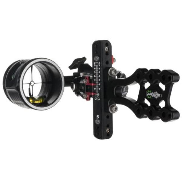 1406254 Axcel Landslyde Plus Carbon Pro AV-31 1 Pin 0.019 Green Right & Left Handed Non Dampened Sight, Black