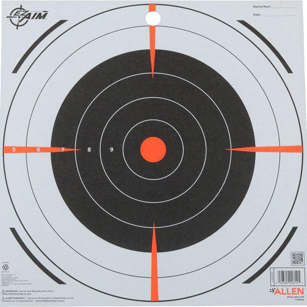 Picture of Allen 1205880 12 in. EzAim Paper Bullseye Targets - Pack of 12