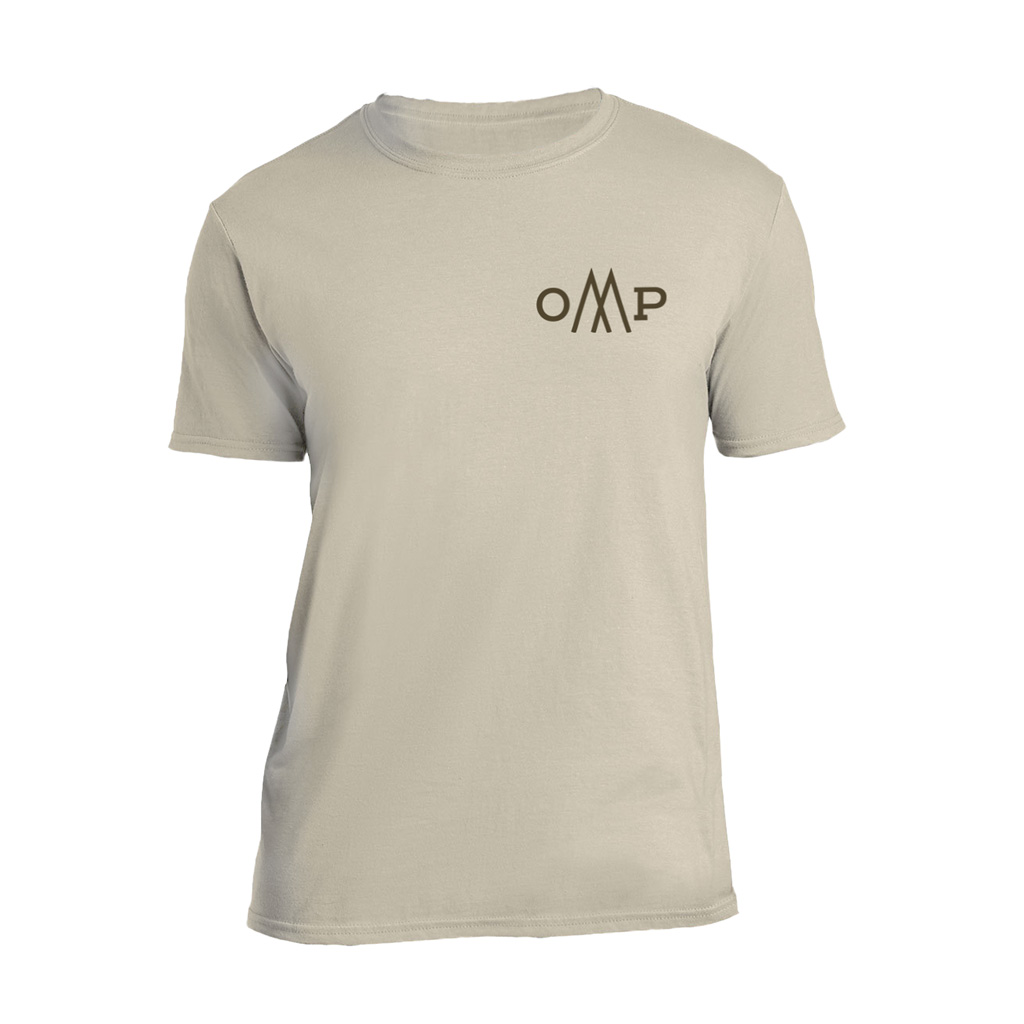 October Mountain 1601316 Tradition T-Shirt, Sand - 2XL