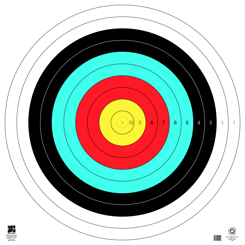122cm Maple Leaf Field Face Target - Multi Color