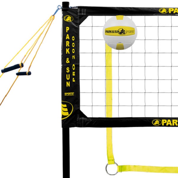 Picture of Park & Sun Sports Spec-Pro-BK Outdoor Volleyball Net Post&#44; Black