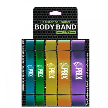 20-150 lbs Weight Body Bands Deluxe - 5 Bands