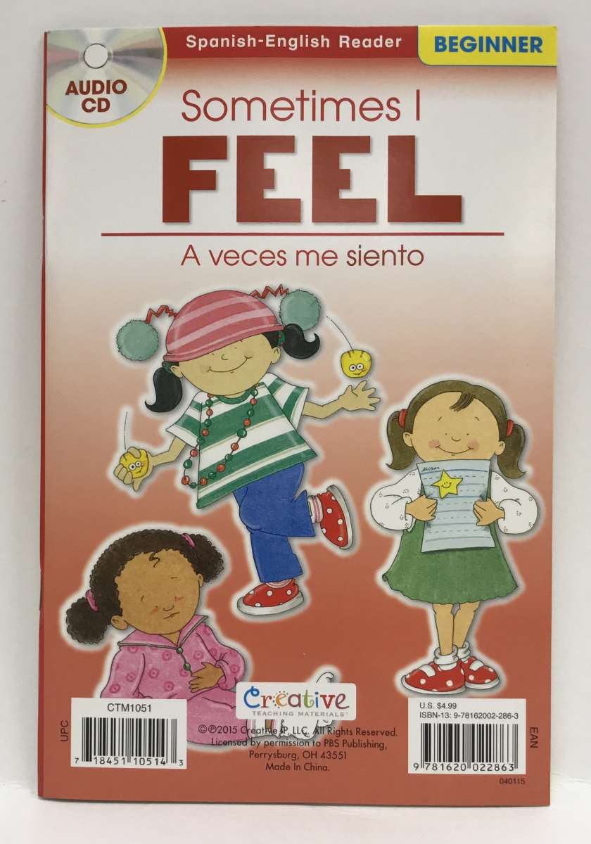 Sometimes I Feel & A Veces Me Siento Spanish-English Book with CD