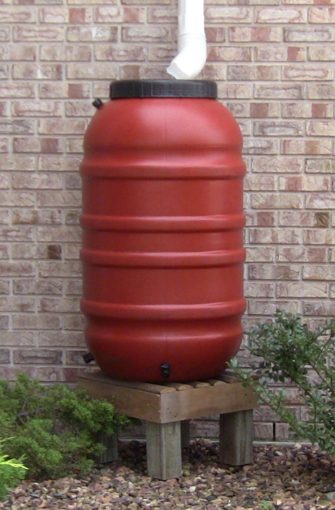 55 gal Terra Cotta Rain Barrel