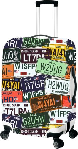 Picture of Picnic Gift 9007-LG License Plate-Primeware Luggage Cover - Large
