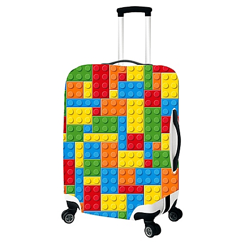 Picture of Picnic Gift 9008-LG Building Bricks-Primeware Luggage Cover - Large