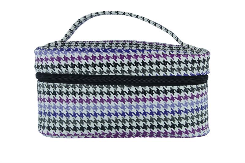 Picture of Picnic Gift 7520-HT Lemondrop-Chic & Classy Insulated Cosmetics Bag For The Minimalist Cosmoqueens, Houndstooth