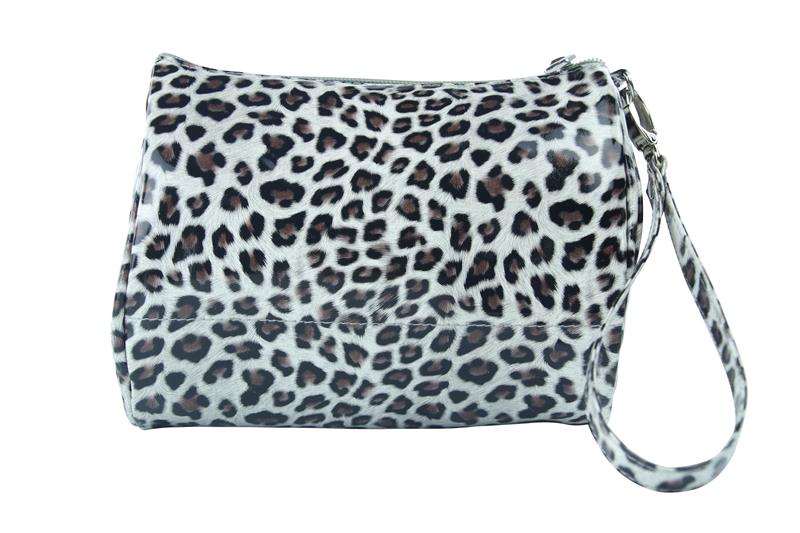 Picture of Picnic Gift 7724-CT Shirley Temple-Touch Up Insulated Cosmetics Bags with Removable Wristlet, Cheetah - Large