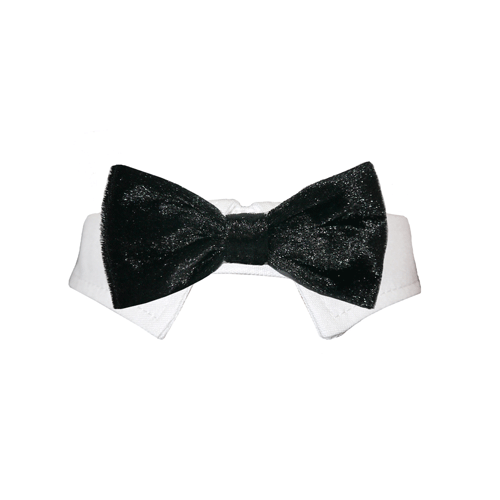 Picture of Pooch Outfitters PVBB-XS Valentino Bow Tie&#44; Black - Extra Small