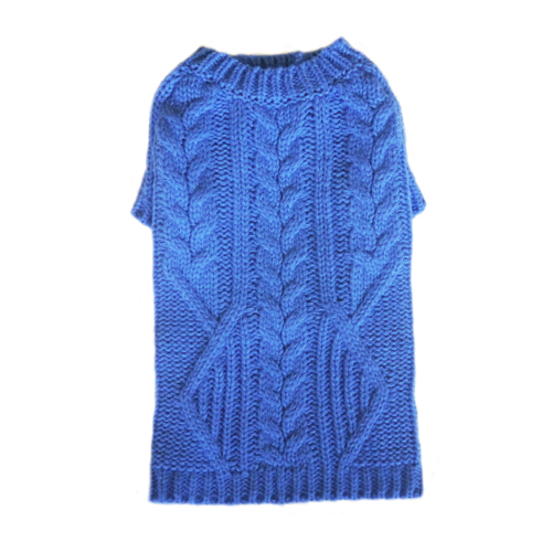 Picture of Pooch Outfitters PGSW-XS George Sweater&#44; Blue - Extra Small