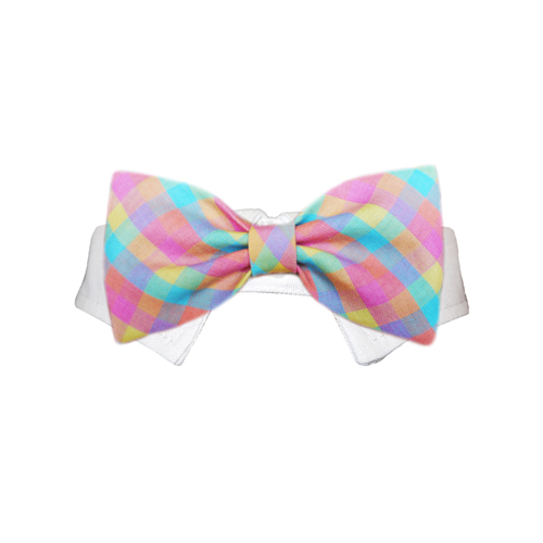 Picture of Pooch Outfitters PRIL-XXL Riley Bow Tie&#44; Pink - 2XL