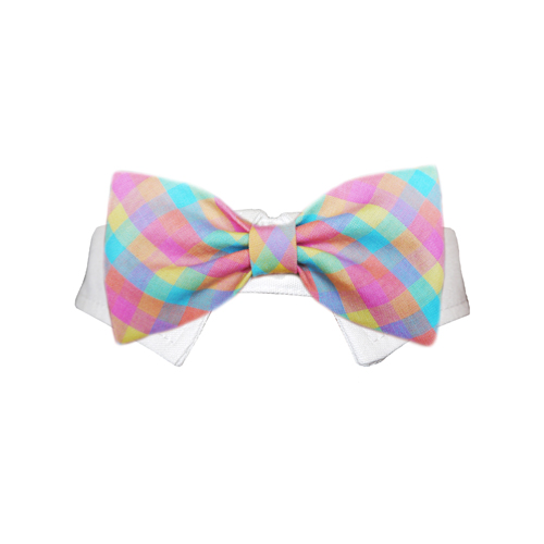 Picture of Pooch Outfitters PRIL-3XL Riley Bow Tie&#44; Pink - 3XS