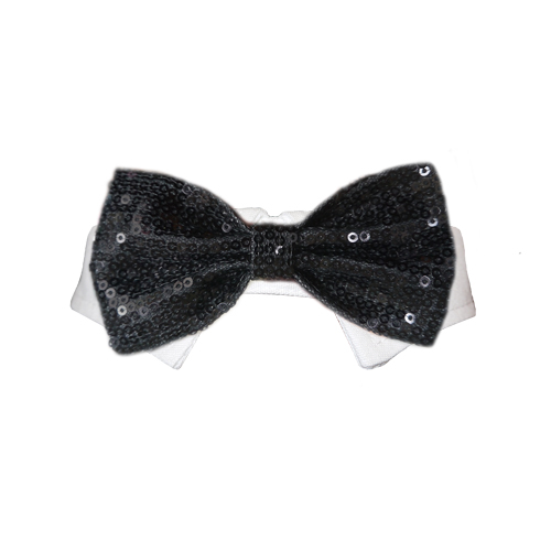 Picture of Pooch Outfitters PPHB-M Phillip Bow Tie&#44; Black - Medium