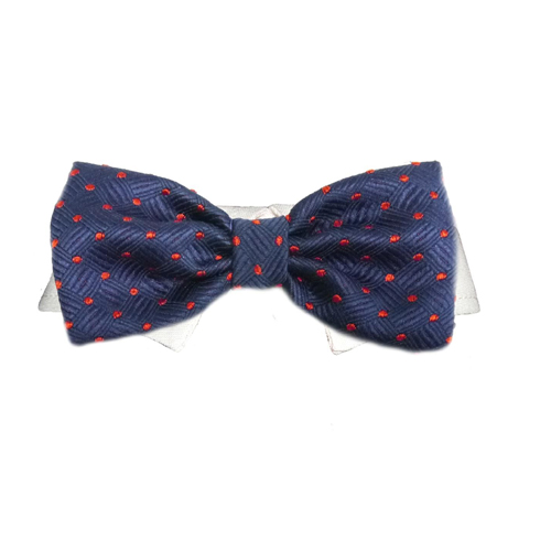 Picture of Pooch Outfitters PABT-3XL Andrew Bow Tie&#44; Blue - 3XS