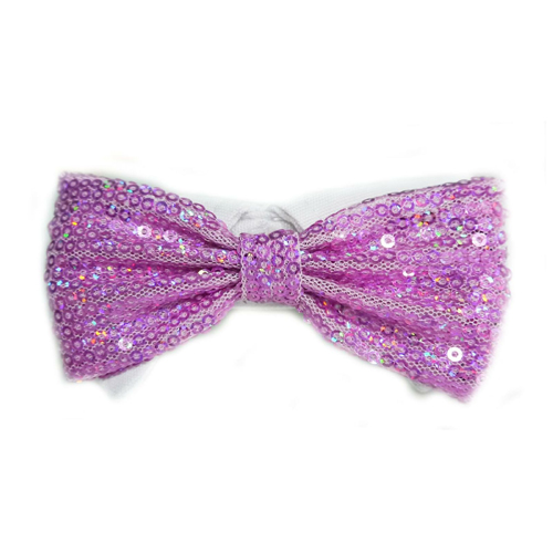 Picture of Pooch Outfitters PLEB-XS Leo Bow Tie&#44; Pink - Extra Small