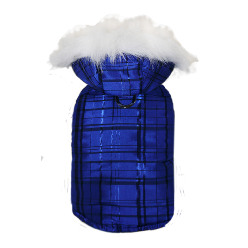 Picture of Pooch Outfitters POPK-XS Oliver Parka&#44; Blue - Extra Small