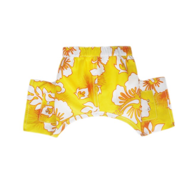 Picture of Pooch Outfitters PZST-L Belize Dog Swim Trunk - Large