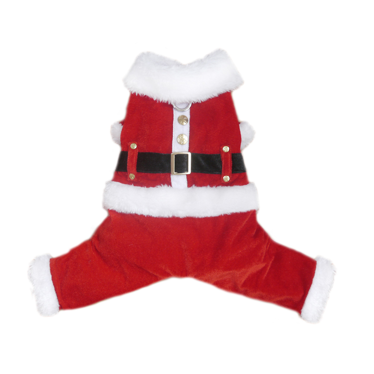 Picture of Pooch Outfitters PDSJ-XS Dear Santa Jumper&#44; Red - Extra Small