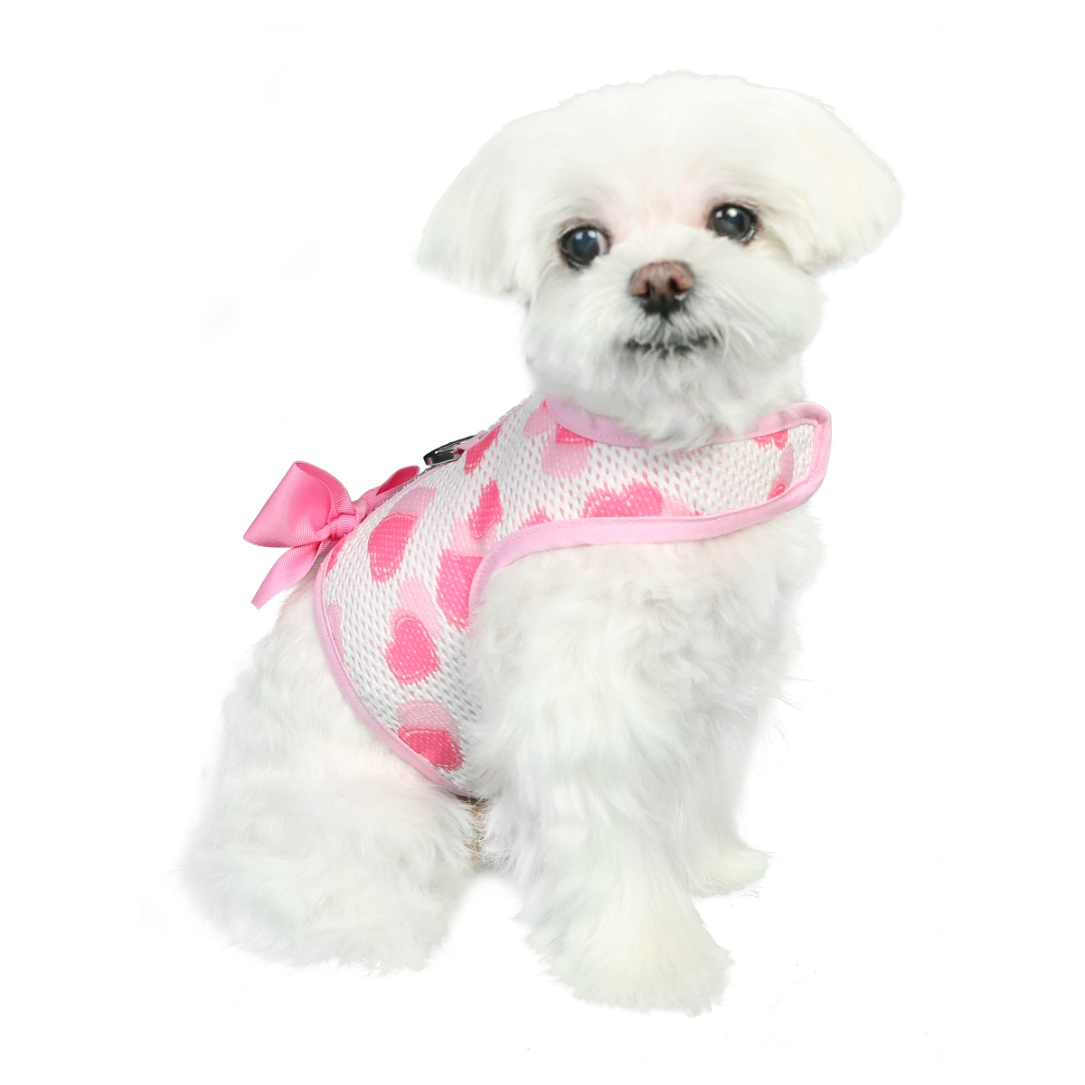 Picture of Pooch Outfitters PELH-XXS Ella Harness&#44; Pink - 2XS
