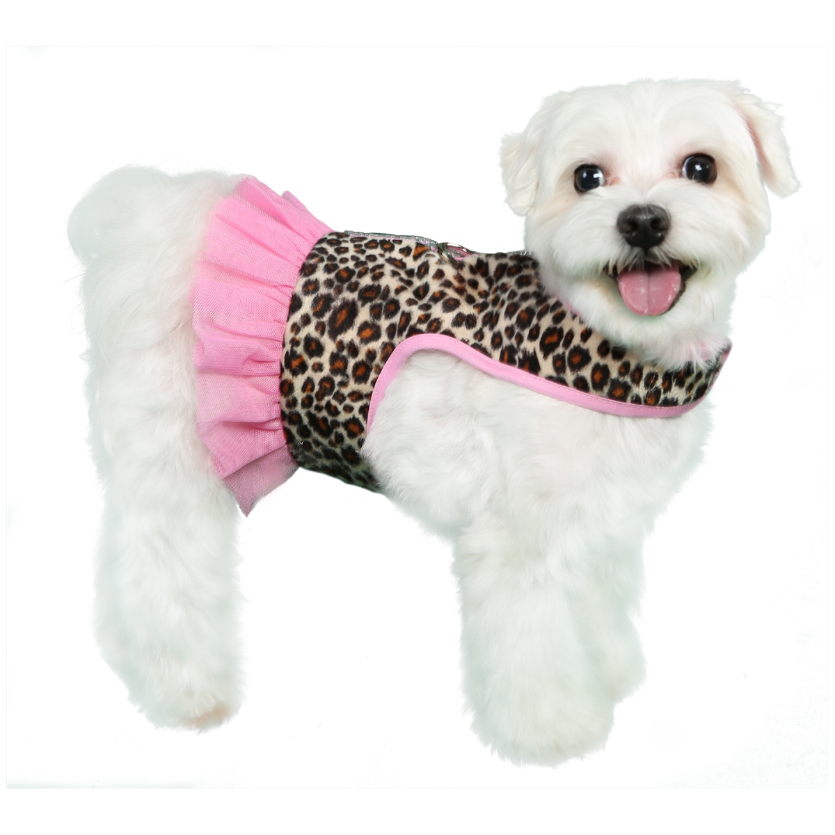 Picture of Pooch Outfitters PABH-XXS Abigail Harness&#44; Pink - 2XS
