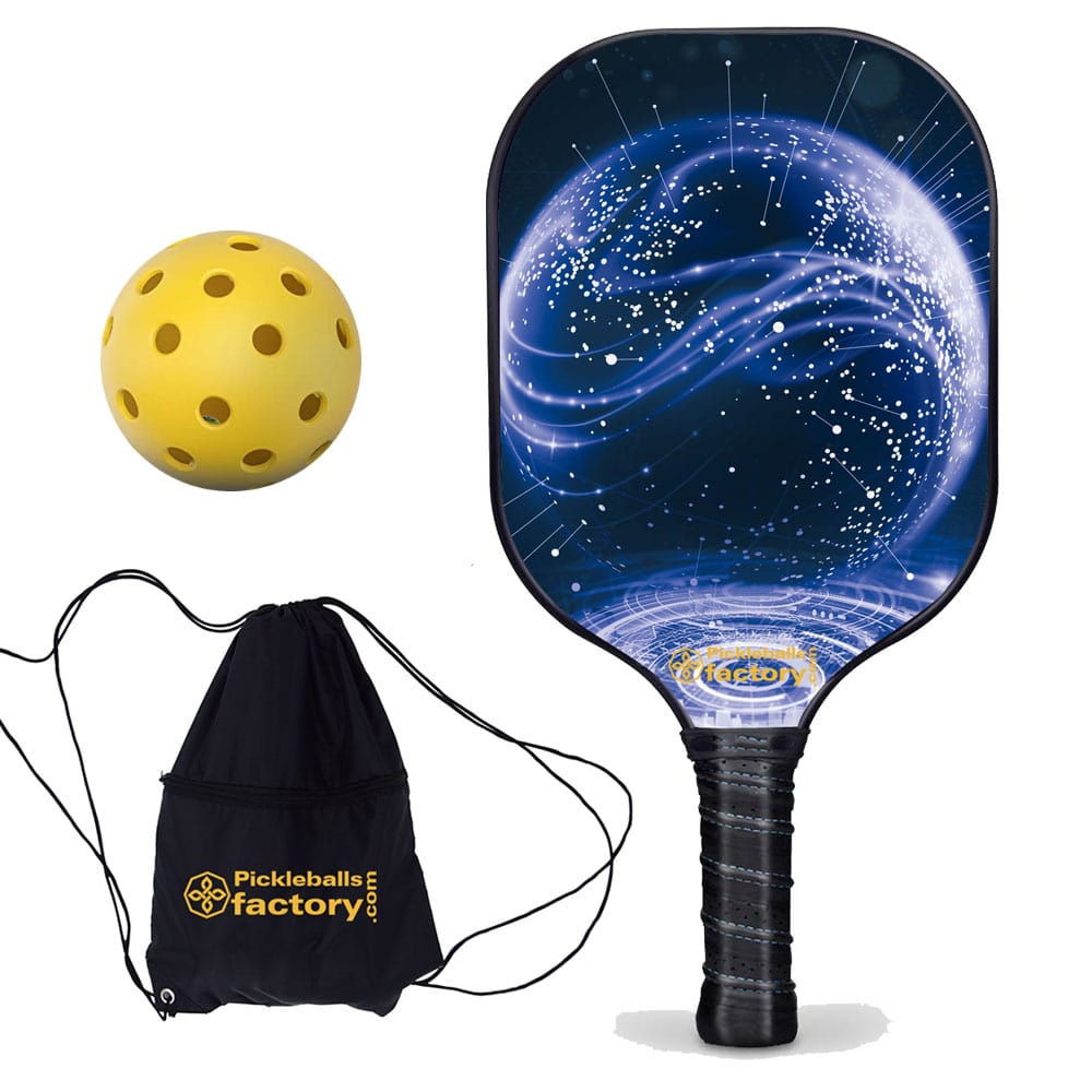 PB00063-9-G Crystal Ball Pop Pickleball Paddle - Best Pickleball Paddles Amazon Pickleball Olympics 2024, Glassfiber Graphite