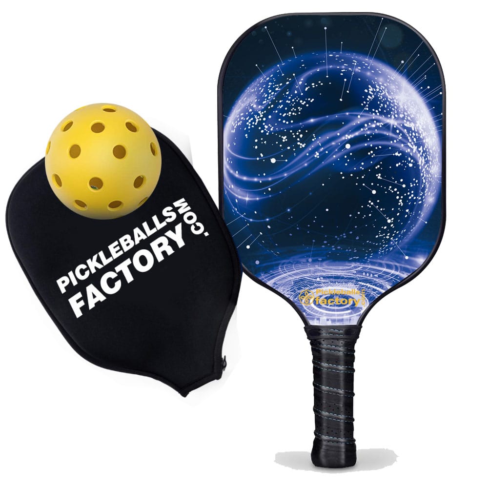 PB00063-8-C Crystal Ball Pop Pickleball Paddle - Best Pickleball Paddles Amazon Pickleball Olympics 2024, Carbonfiber Graphite