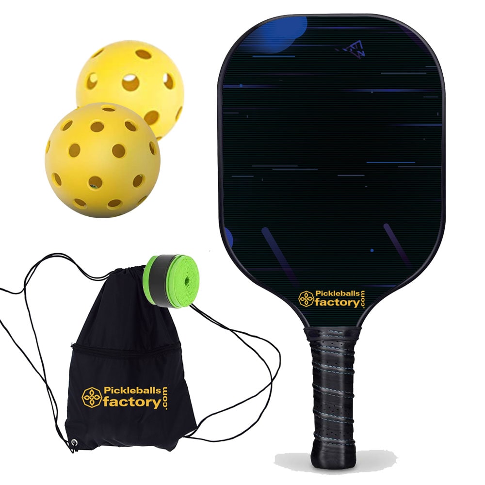 PB00060-12-C Custom Pickleball Paddle - Mirs Personalized Pickleball Paddle, Quiet Pickleball Paddles, Carbonfiber Graphite