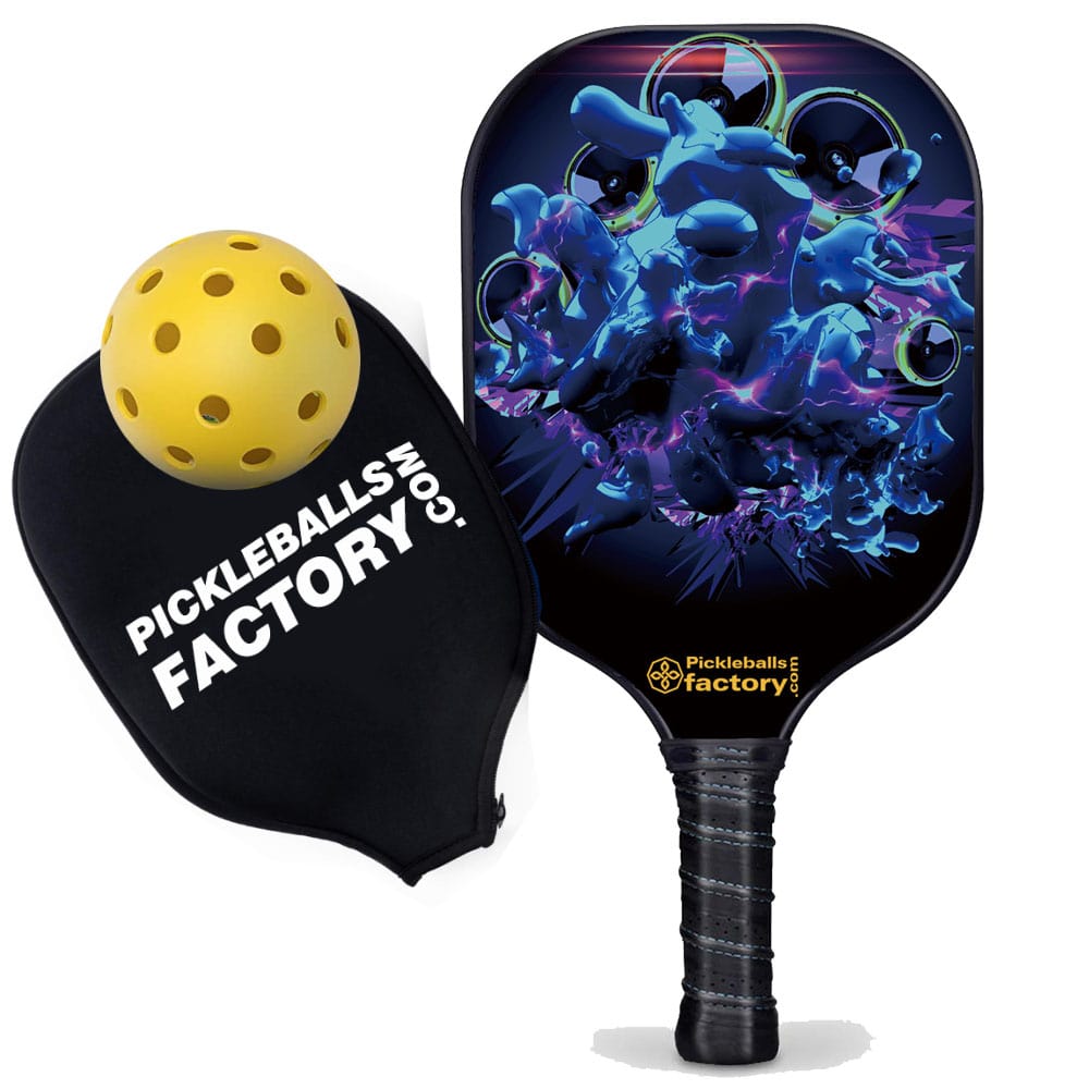 PB00048-8-C Custom Pickleball Paddle - Mirs Personalized Pickleball Paddle, Quiet Pickleball Paddles, Carbonfiber Graphite