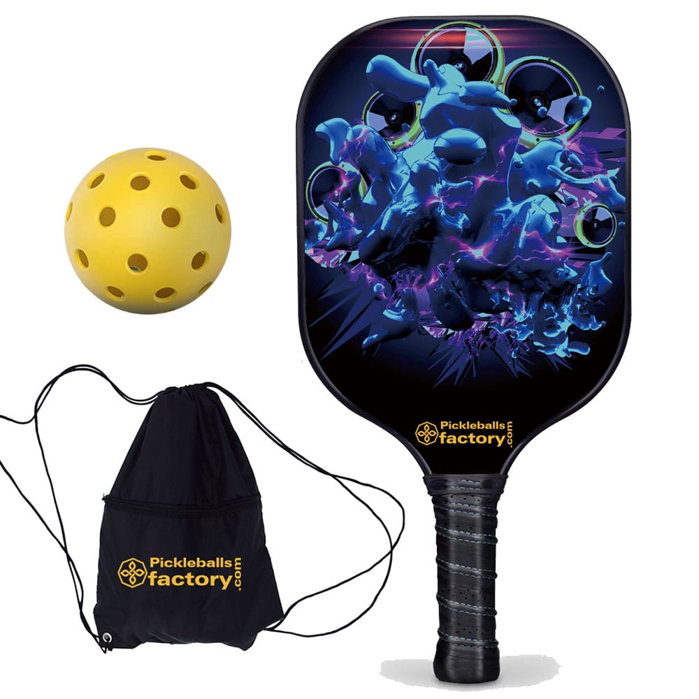 PB00048-9-C Custom Pickleball Paddle - Mirs Personalized Pickleball Paddle, Quiet Pickleball Paddles, Carbonfiber Graphite