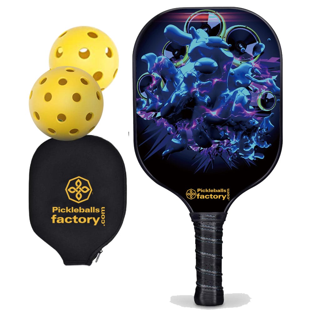 PB00048-10-C Custom Pickleball Paddle - Mirs Personalized Pickleball Paddle, Quiet Pickleball Paddles, Carbonfiber Graphite