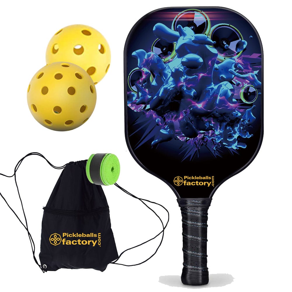 PB00048-12-C Custom Pickleball Paddle - Mirs Personalized Pickleball Paddle, Quiet Pickleball Paddles, Carbonfiber Graphite
