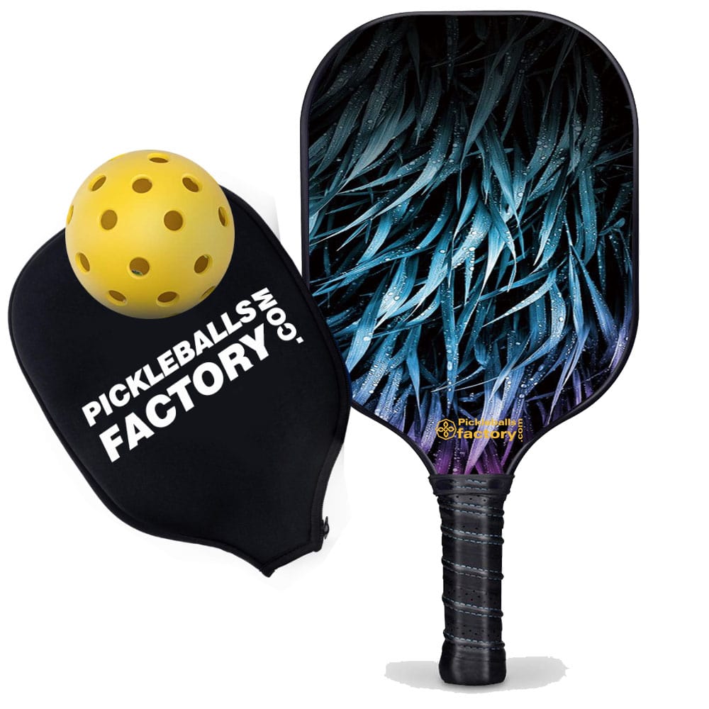 Pickleball Paddles - Leaves Professional Pickleball Paddle, Backyard Pickleball Top Pickleball Paddles 2022, Glassfiber Graphite