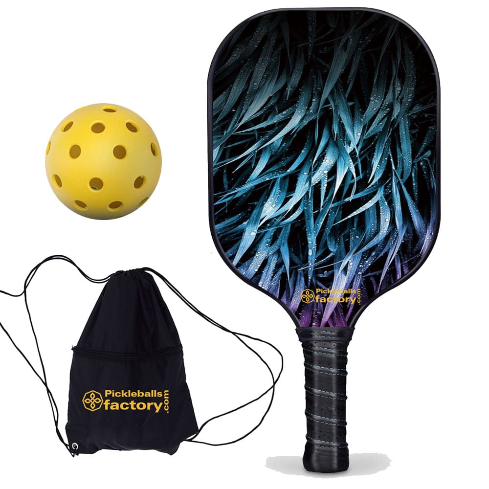 Pickleball Paddles - Leaves Professional Pickleball Paddle, Backyard Pickleball Top Pickleball Paddles 2022, Glassfiber Graphite