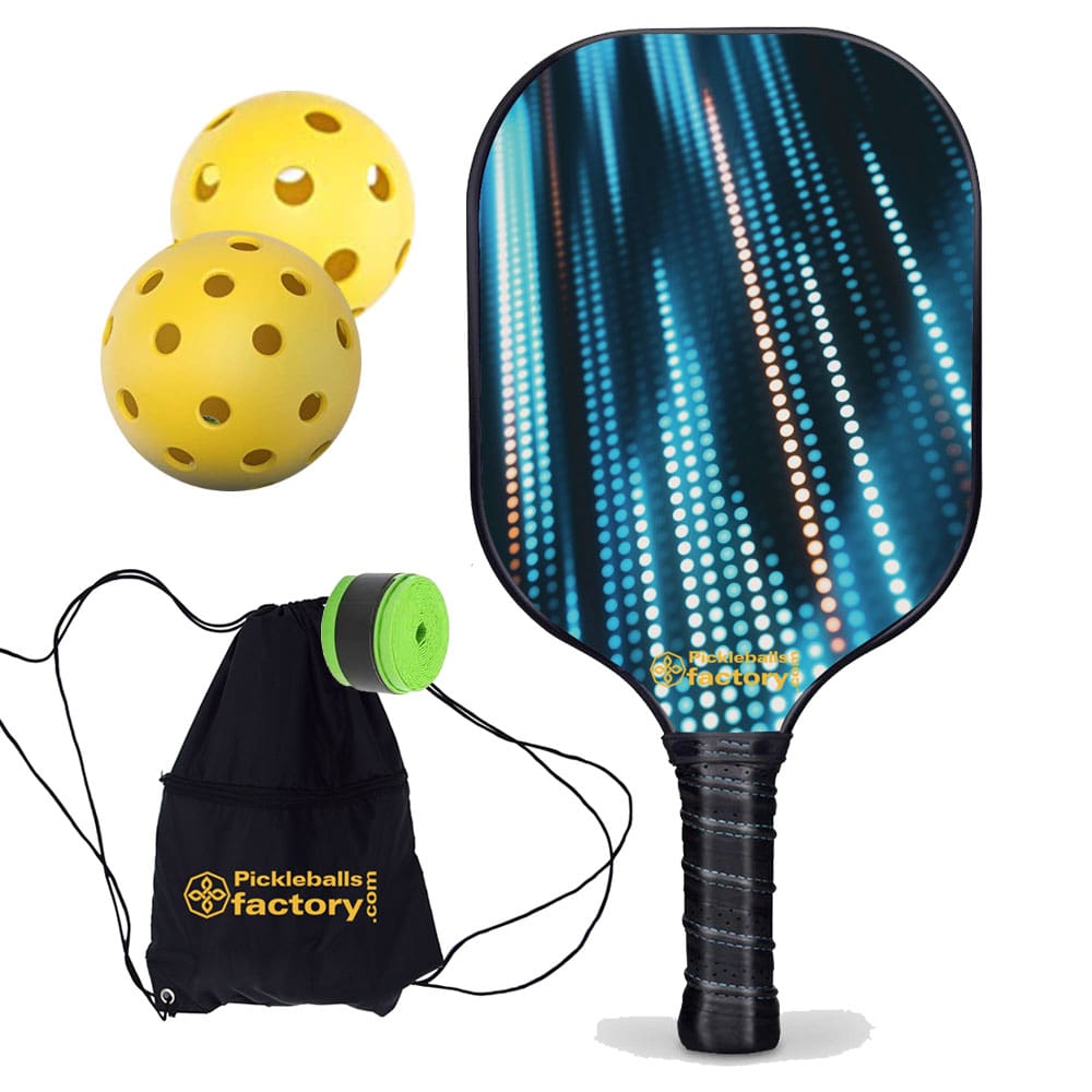 PB00039-12-C Pro Pickleball Paddle - Neon Light Pickleball Websites, Pickleball Court Backyard Pickleball Ball Types, Carbonfiber Graphite